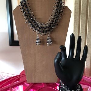 CENTIPEDE BEADED NECKLACE.